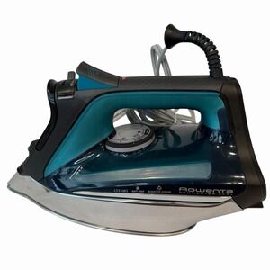 Rowenta DW83 Pro Master X-CEL Stainless Steel Soleplate Steam Iron 1775W Teal